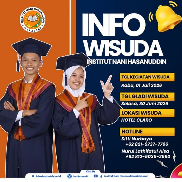 Pelaksanaan Wisuda Periode I Tahun 2026 — Informasi dan Tanggal Penting